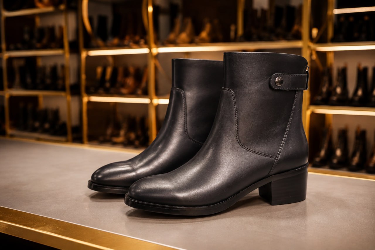 Хар арьсан Classic Ankle Boots