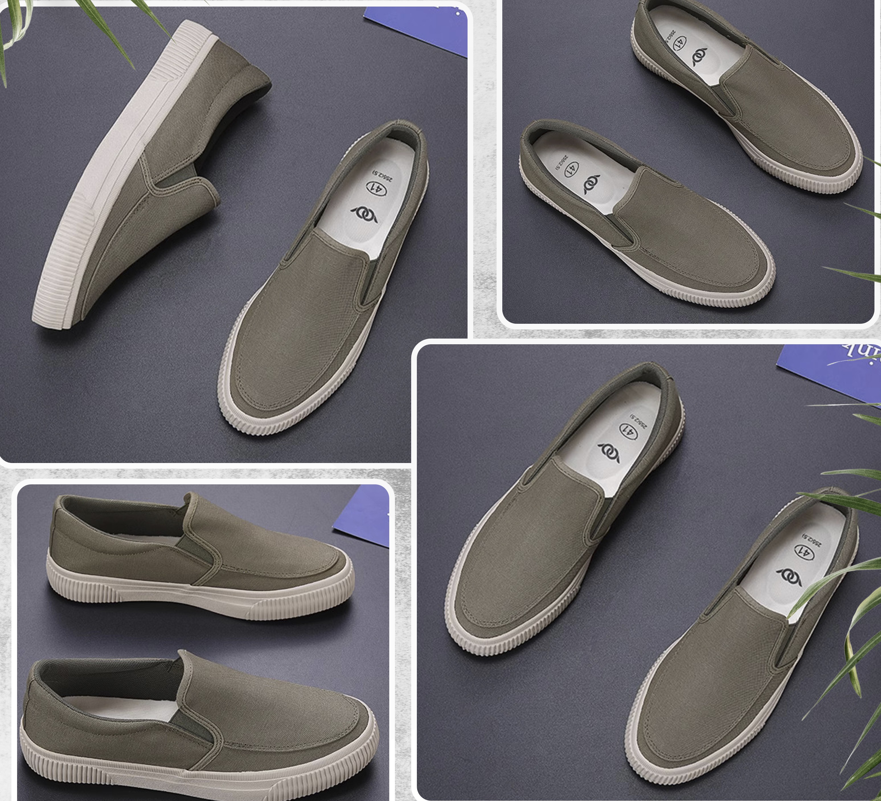 Chanel саарал Slip-On даавуун гутал