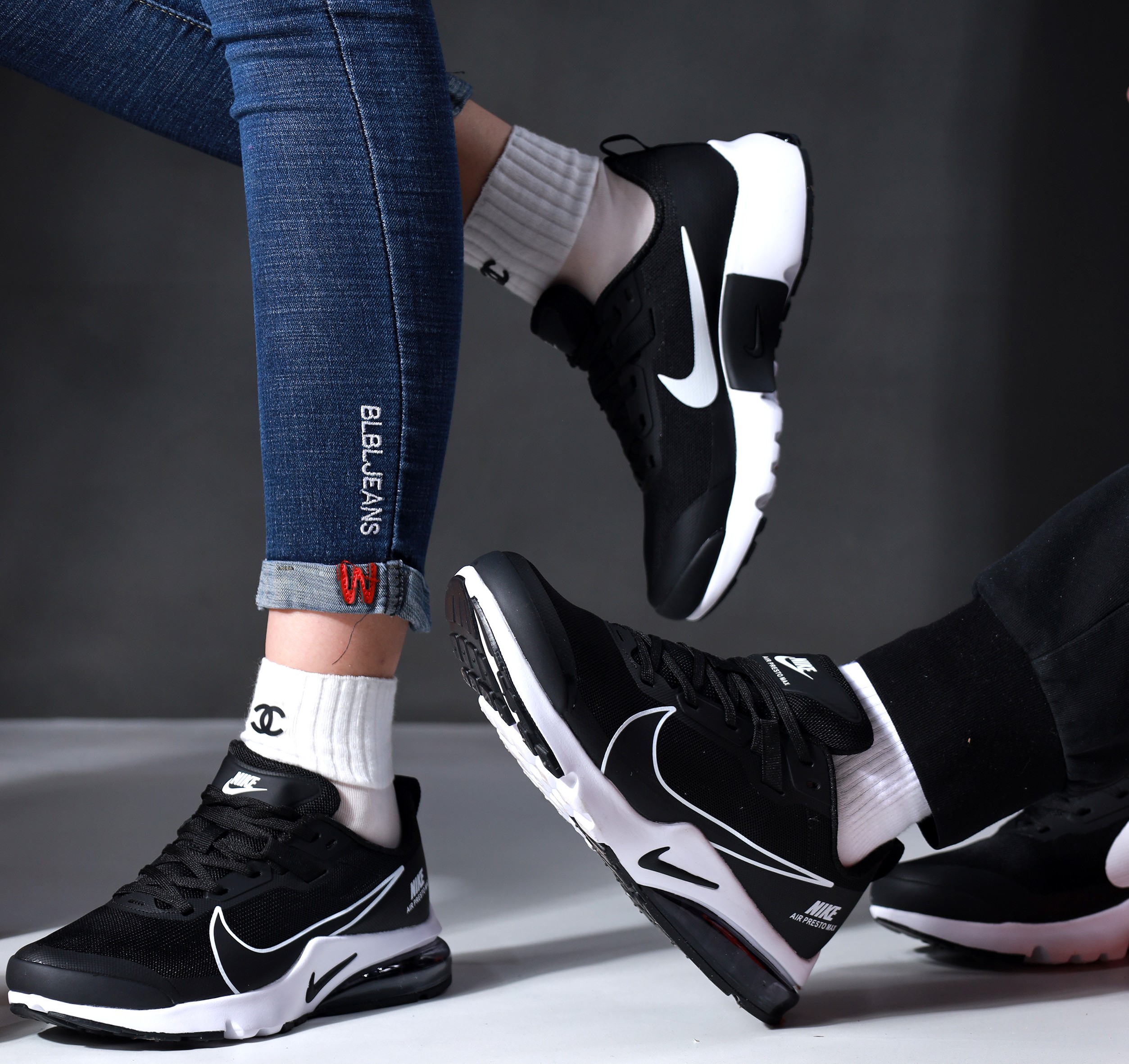 Nike Air Presto хар-цагаан спорт пүүз